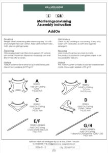Monteringsanvisning AddOn
