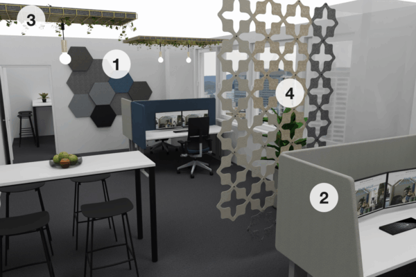 7 Akustik-Tipps für ein ruhigeres Büro